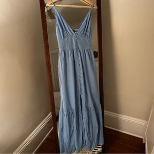 Abercrombie & Fitch - Light Blue - Cotton - Maxi